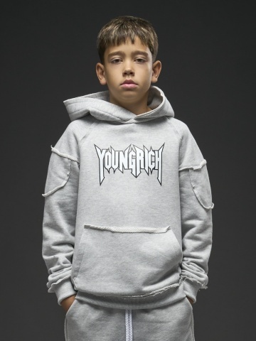 Hanorac gri jr. print YR