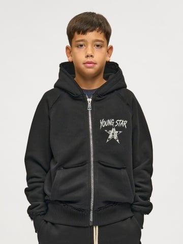Hanorac negru zipp star