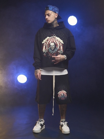 Sort negru Clown Drip shine