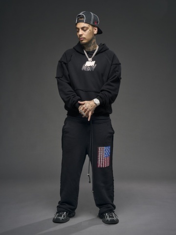 Pantalon flag USA shine