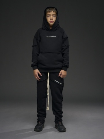 Pantalon negru V jr. YR