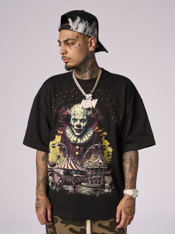 Tricou negru IT shine