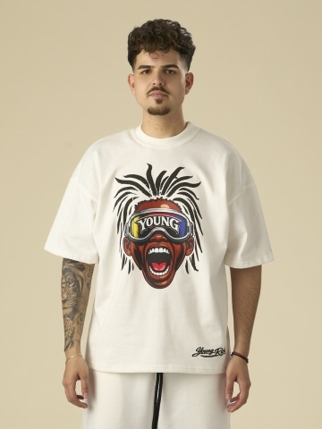 Tricou unt puff black hair
