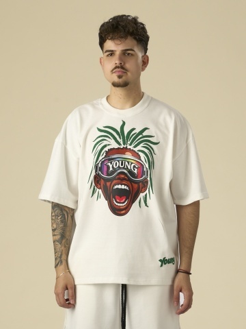 Tricou unt puff green hair