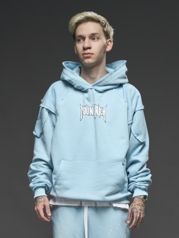Hanorac blue vopsit YR