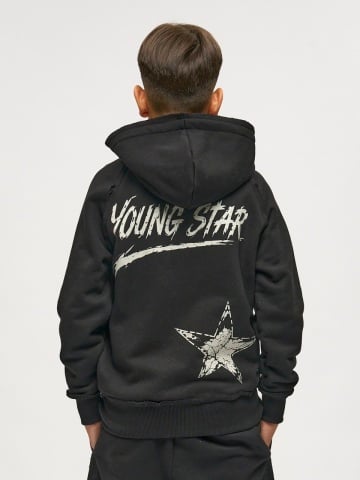 Hanorac negru zipp young star