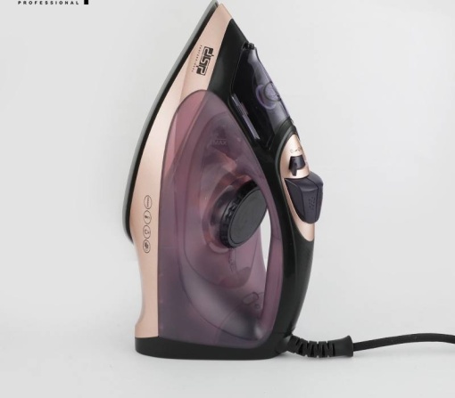 Fier de calcat DSP, 2000 W, Talpa ceramica, Fier de calcat vertical, Capacitate rezervor apa 280 ml, Incalzire rapida, Negru