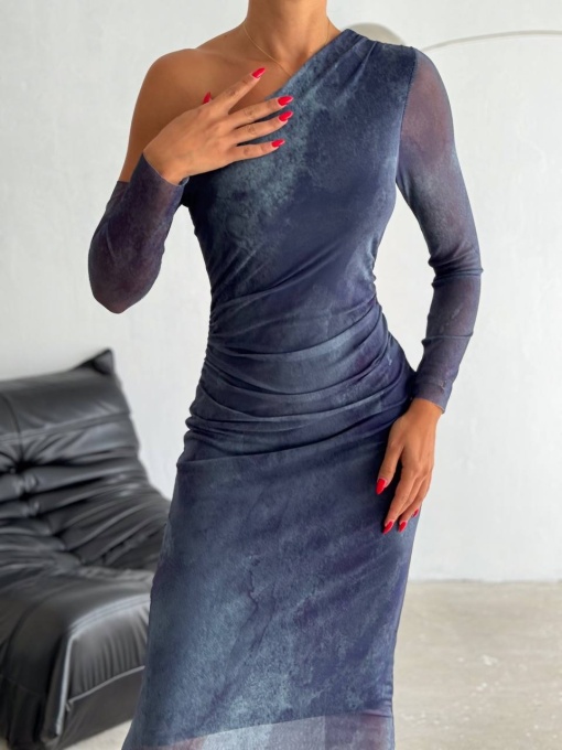 Rochie modelatoare cu poliamida Chloe, Albastru