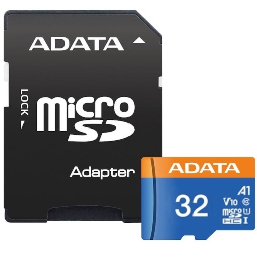 Card de memorie ADATA, 64GB, 100MB/s, V10 + Adaptor