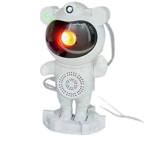 Proiector led in forma de robot, Lampa de veghe, Pentru copii, Alb