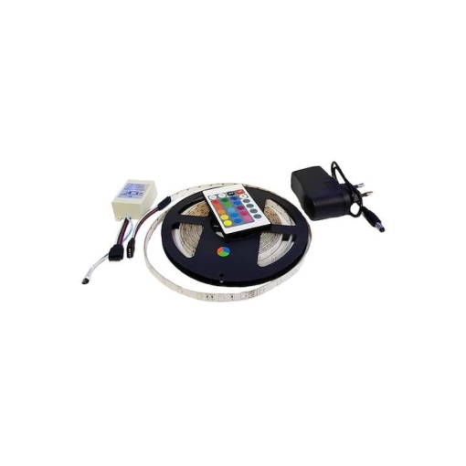 Banda led rgb, Transformator, Telecomanda wireles 24 butoane, Trei culori