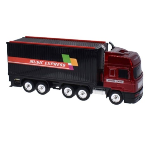 Boxa portabila in forma de camion, cu bluetooth Music Express, cititor Mp3, Usb/TF, Aux, Radio Fm, 10W, Negru