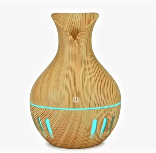 Difuzor si umidificator aromaterapie, cu lumina LED, Gold
