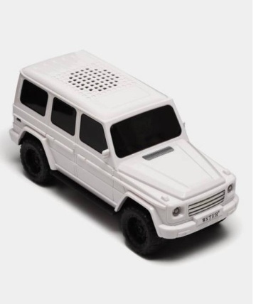 Boxa portabila Wstern 8W, Bluetooth, Radio, Alb - Img 1