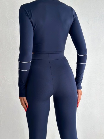 Compleu sport, Set fitness modelator, Fifi Albastru - Img 2