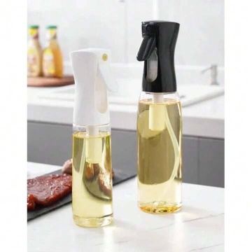 Pulverizator Profesional din sticla pentru Ulei, Otet sau alte lichide, Reincarcabile, Multifunctionale, Capacitatea 230 ml Material Sticla si PVC, Negru - Img 3