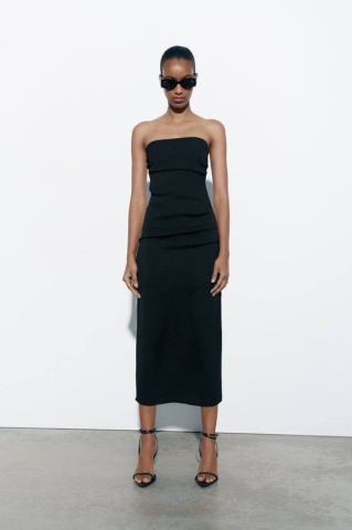 Rochie midi mulata Chloe, Negru - Img 3