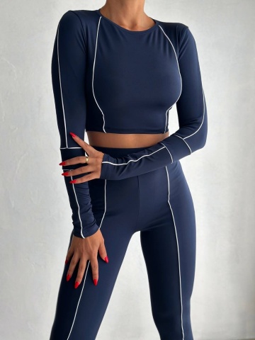 Compleu sport, Set fitness modelator, Fifi Albastru - Img 3