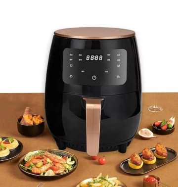 Friteuza cu aer cald fara ulei, Air Fryer 8 functii, Capacitate 6L, Display digital, 2400W - Img 6