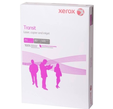Hartie copiator A4, 80g/mp, pentru xerox si imprimanta, top 500 coli, Alb - Img 1