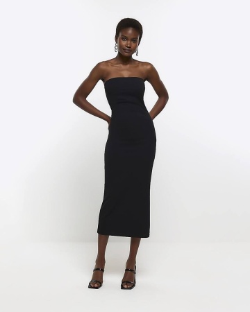 Rochie midi mulata Chloe, Negru - Img 4