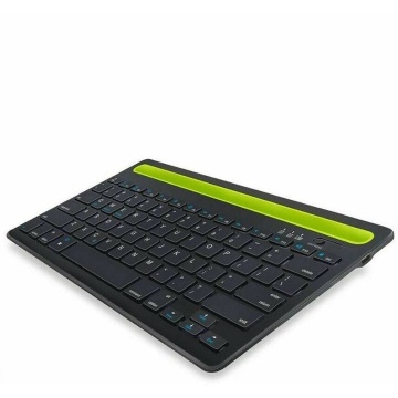 Tastatura Wireless 5.0 Selani cu suport, Multi-sistem, Distanta de lucru 10 metri, Dimensiune 28 x 16 cm, Negru - Img 1
