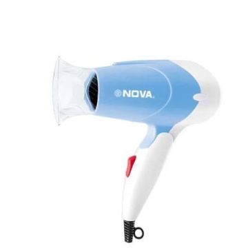 Uscator de par New Nova, de 1200 W, cu trepte temperatura, Albastru - Img 1