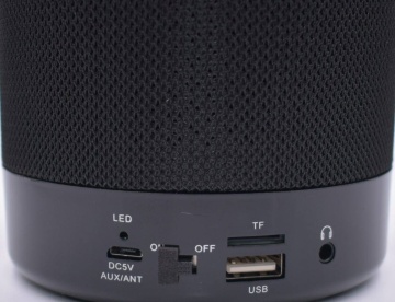 Boxa portabila cu conectare Bluetooth, Port USB, TF Card, Radio FM, WS-1812, Negru - Img 3