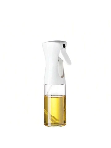 Pulverizator Profesional din sticla pentru Ulei, Otet sau alte lichide, Reincarcabile, Multifunctionale, Capacitatea 230 ml Material Sticla si PVC, Alb - Img 1