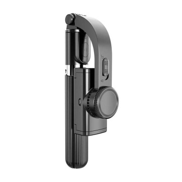 Stabilizator pentru telefon mobil, Selfie stick, 86 cm, Smartech Gimbal L08, Negru - Img 1