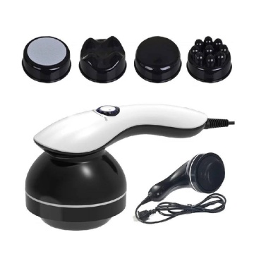Aparat pentru masaj multifunctional, Pentru Gat, Spate, Maini, Picioare, Anti Celulita, Alb-Negru - Img 1