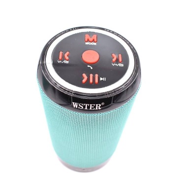 Boxa portabila cu conectare Bluetooth, Port USB, TF Card, Radio FM, WS-1812,Verde - Img 2