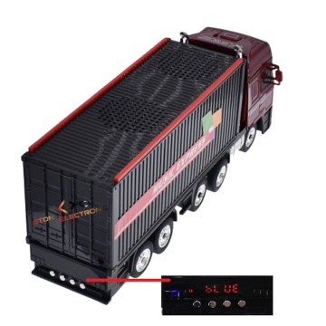 Boxa portabila in forma de camion, cu bluetooth Music Express, cititor Mp3, Usb/TF, Aux, Radio Fm, 10W, Negru - Img 3