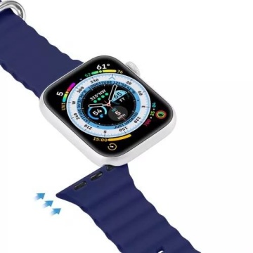 Ceas smartwatch Smarty®, Insula dinamica, Termometru, Monitorizare somn, Incarcare Wireless, Moduri multiple Sport, Albastru - Img 3