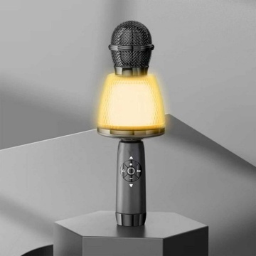 Microfon de karaoke pentru copii,Bluetooth, Fara fir, Galben-Negru, - Img 2