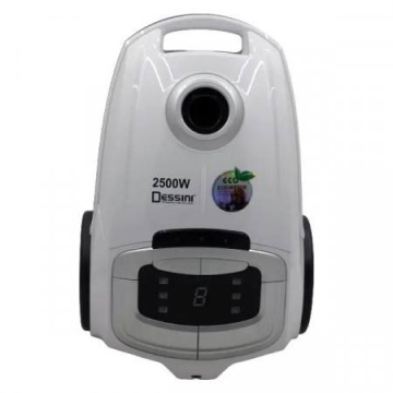 Aspirator DESSINI 2500W, cu filtru de aer HEPA si LED Display, cablu 5 m, alb DS777N - Img 1