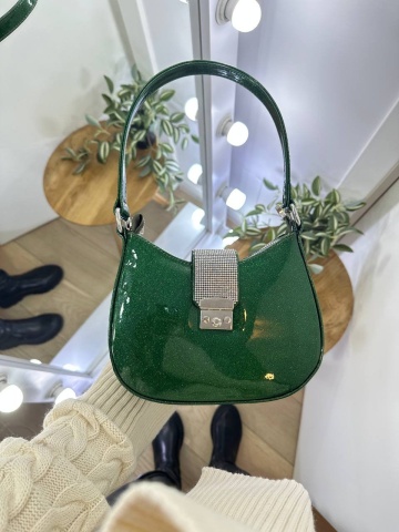 Geanta luminescenta, Calitate inaltă și deosebit de elegantă, Verde - Img 2