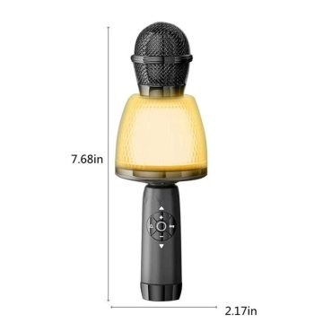 Microfon de karaoke pentru copii,Bluetooth, Fara fir, Galben-Negru, - Img 3