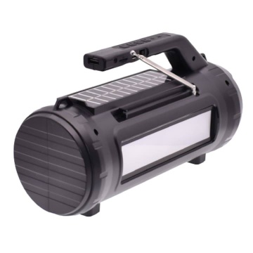 Radio portabil cu Bluetooth, Lanterna, Incarcare Solara, Albastru - Img 6