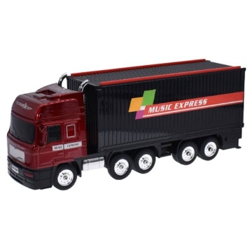 Boxa portabila in forma de camion, cu bluetooth Music Express, cititor Mp3, Usb/TF, Aux, Radio Fm, 10W, Negru - Img 5