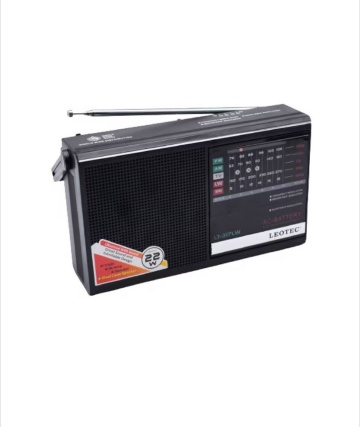 Radio Portabil, 5 benzi, LEOTEC LT-317LW, Retro, Negru - Img 3