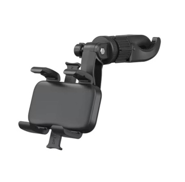 Suport auto universal pentru telefon mobil, Forma unghiulara Negru - Img 1