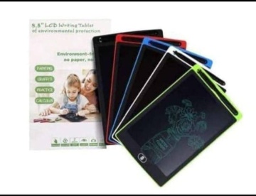 Tableta grafica pentru copii, Display de 12 inch, Buton de blocare si stergere a ecranului, Stilou, Conexiune Wireless, Waterproof, Dimensiuni 190 x 285 mm, Verde - Img 2