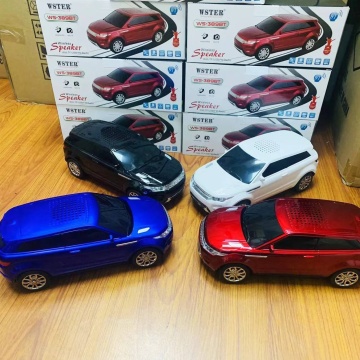 Boxa portabila Bluetooth in forma de mașina, MP3, USB, Albastru - Img 2