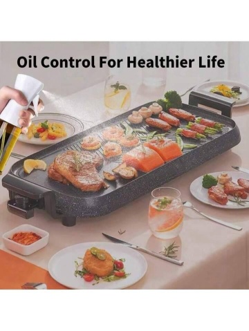 Pulverizator Profesional din sticla pentru Ulei, Otet sau alte lichide, Reincarcabile, Multifunctionale, Capacitatea 230 ml Material Sticla si PVC, Alb - Img 3