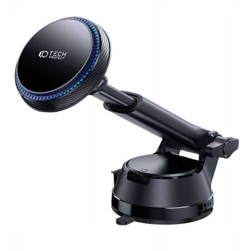 Suport auto, Dashboard Mount, Compatibil MagSafe, Incarcare wireless 15W, Cablu USB-C 1m inclus, Negru - Img 4