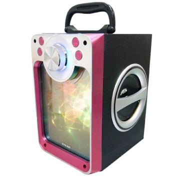 Boxa Wireless, Portabila cu Bluetooth, SD Card, Radio FM, USB, AUX, Rosu - Img 1