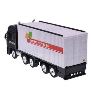 Boxa portabila in forma de camion, cu bluetooth Music Express, cititor Mp3, Usb/TF, Aux, Radio Fm, 10W, Alb - Img 4