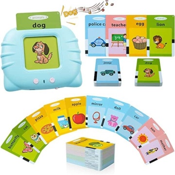 Card early pentru invatare cuvinte in limba engleza, Jucarie educativa pentru copii, Picodino, Albastru - Img 2