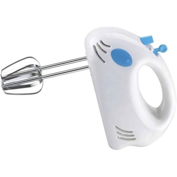 Mixer de mana, 250W, 7 Viteze, 4 palete din otel inoxidabil, Alb - Img 1